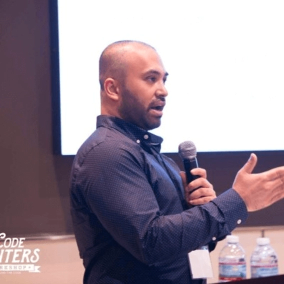 Vidya President Neil Chaudhuri (He/Him) speaking on Trends in Software Engineering